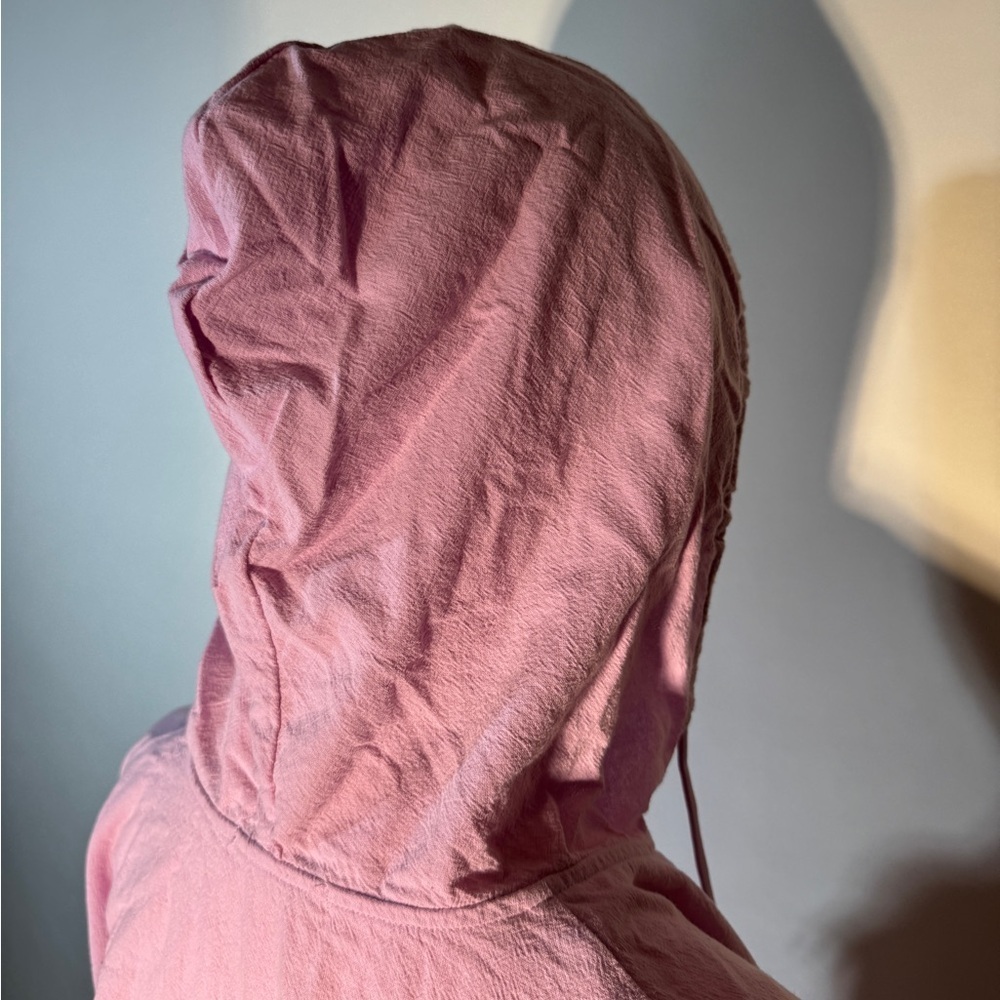 OBEY Pink Lightweight Hooded Zip Up Jacket - Picture 7 of 9